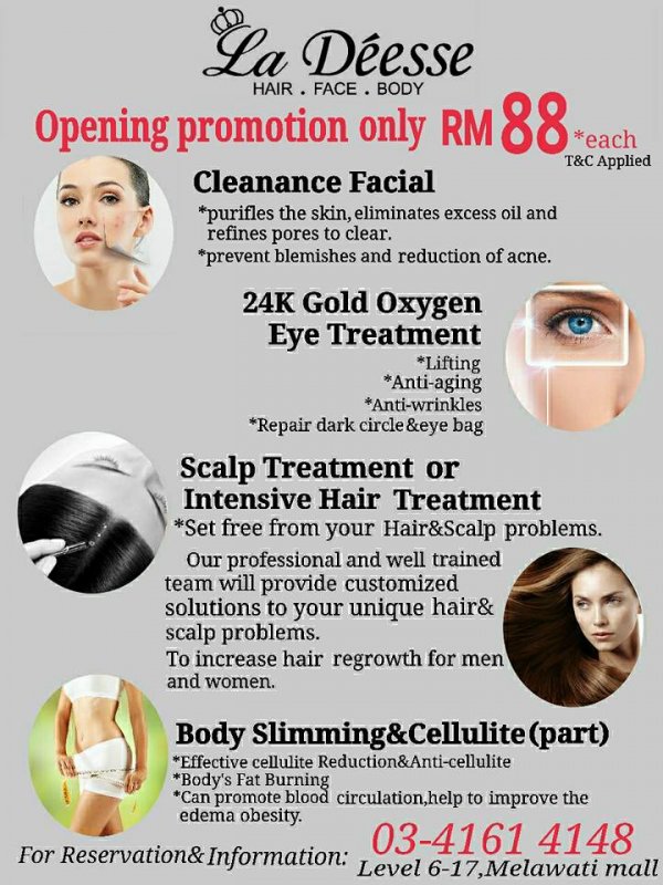 La Dessee Hair Beauty Melawati Mall Hair Salon In Ampang