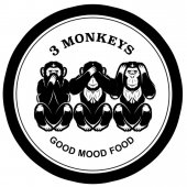 3 Monkeys Cafe business logo picture