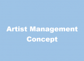 Artist Management Concept business logo picture