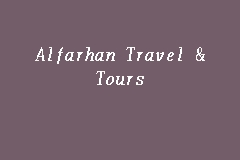Alfarhan Travel & Tours business logo picture