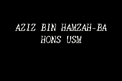 AZIZ BIN HAMZAH-BA HONS USM, Pesuruhjaya Sumpah in Ampang