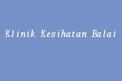 Klinik Kesihatan Balai, Klinik Kerajaan in Bachok