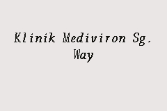 Klinik Mediviron Sg Way Clinic In Petaling Jaya