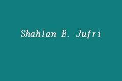 Shahlan B Jufri Lawyer In Kota Kinabalu