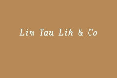 Lim Tau Lih &, Independent Auditor in Melaka