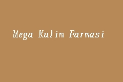 Mega Kulim Farmasi Farmasi In Kulim