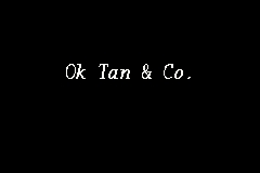 Ok Tan Co Audit Firm In Sri Petaling