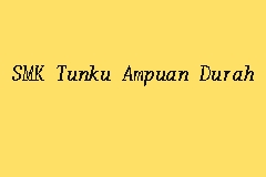 SMK Tunku Ampuan Durah, Secondary School in Seremban