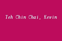 Teh Chin Chai Kevin Arkitek In Petaling Jaya